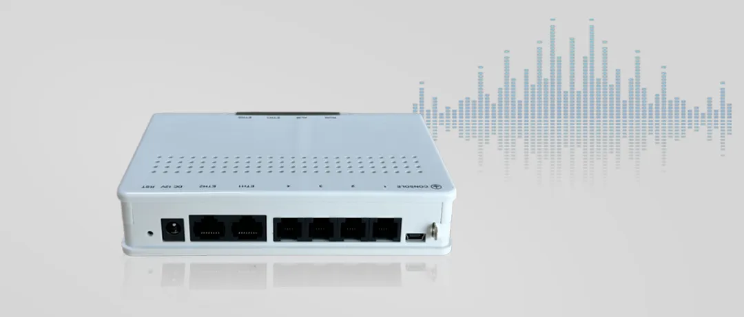 Superior voice quality and performance of IAD1000-4O