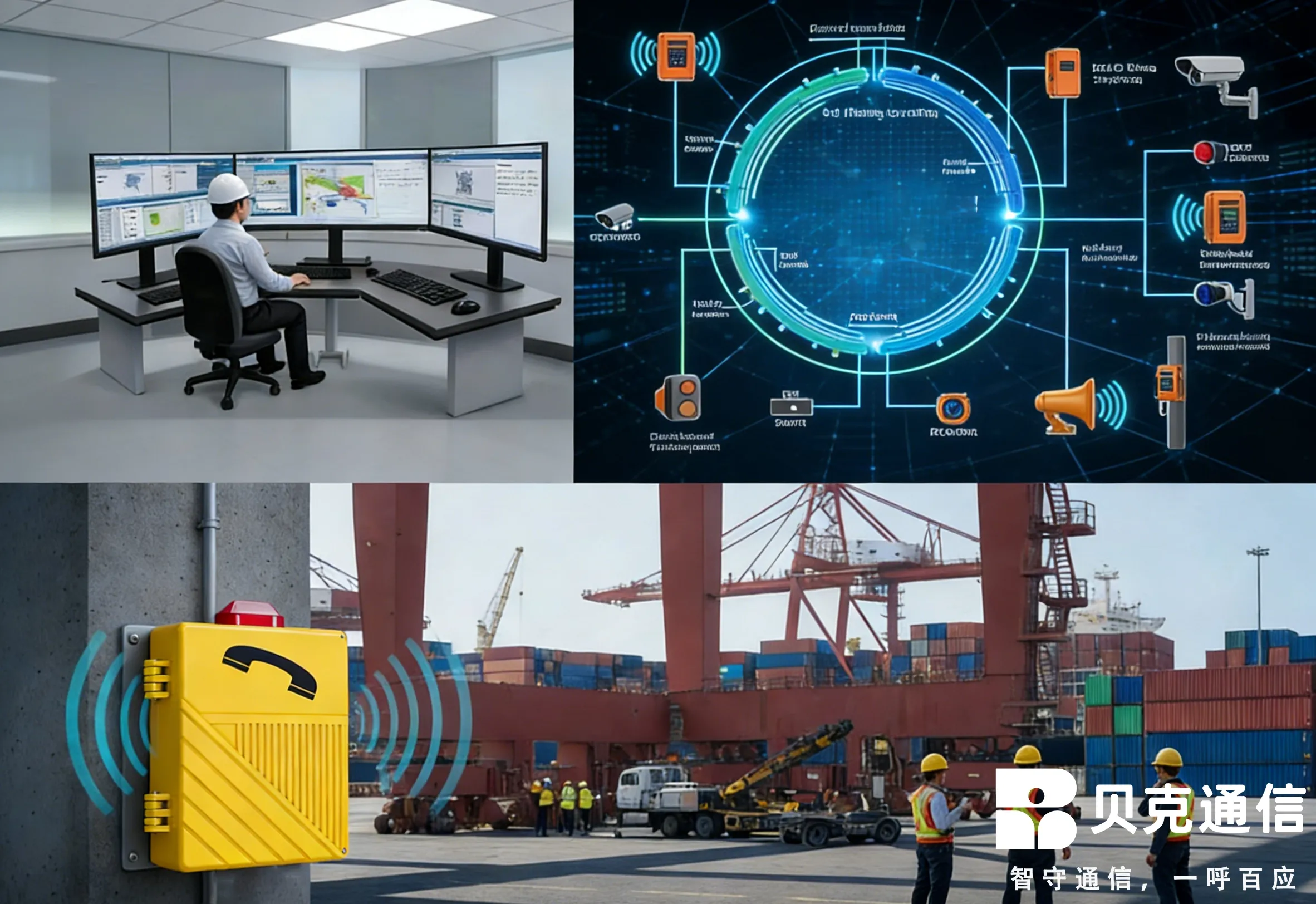 香港と九龍のコンテナにおけるBecke Telecomの防爆電話の適用