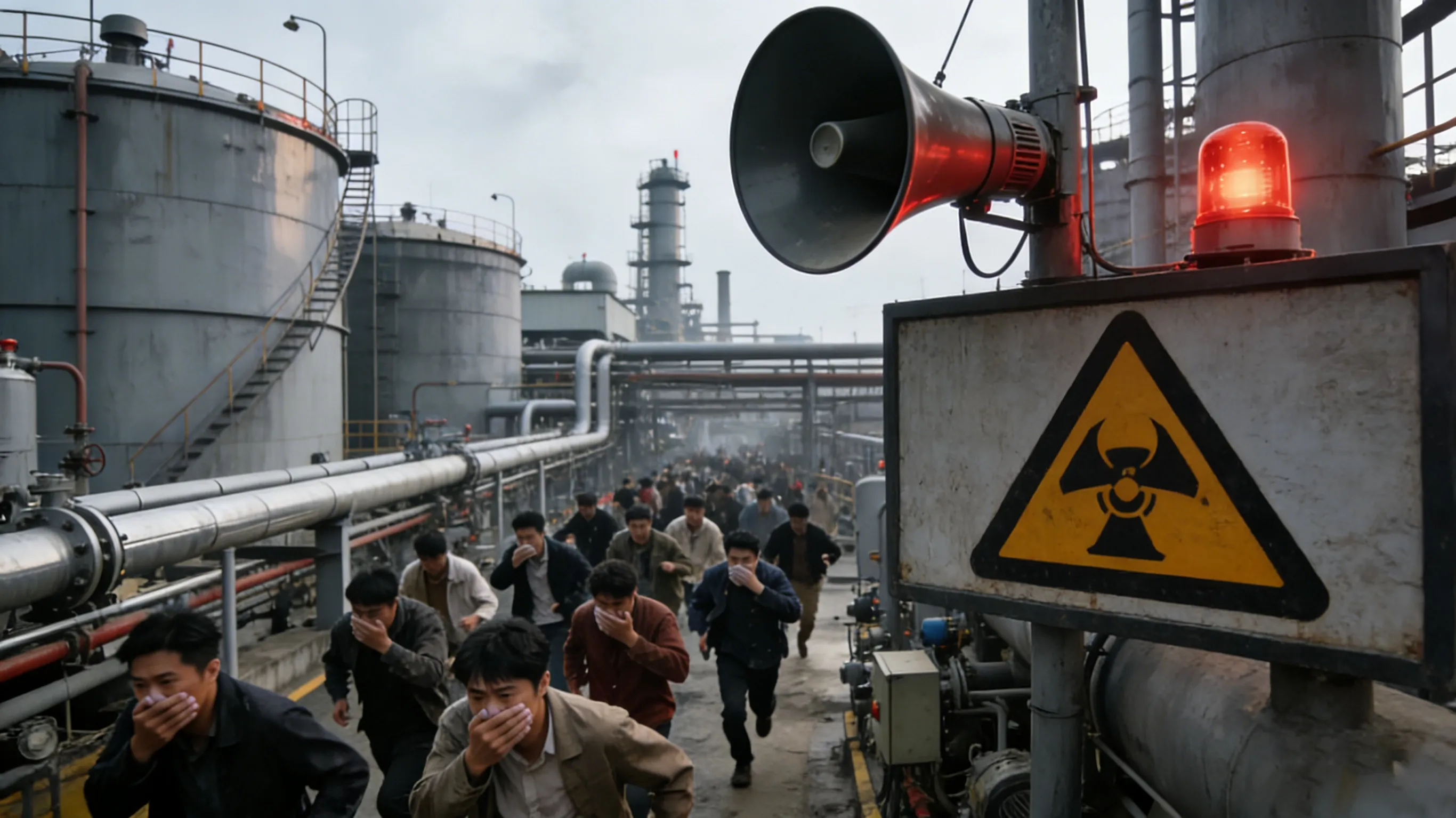 防爆電話の緊急避難放送機能について説明