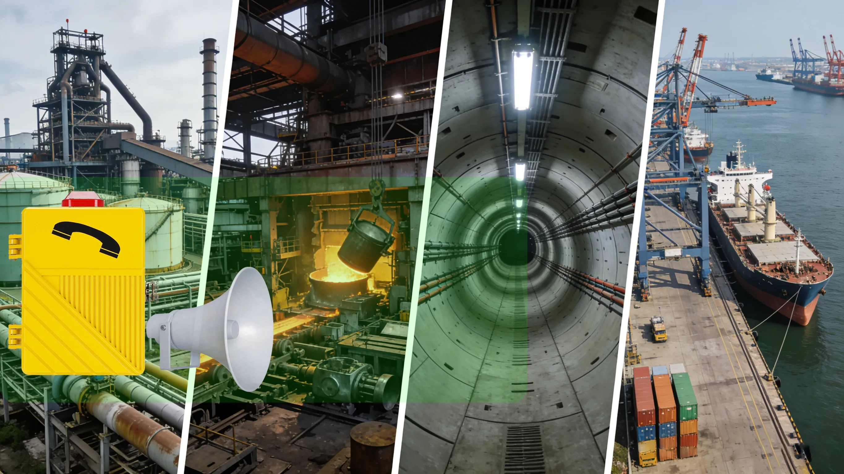 防爆通信局放送機能の適用シナリオ