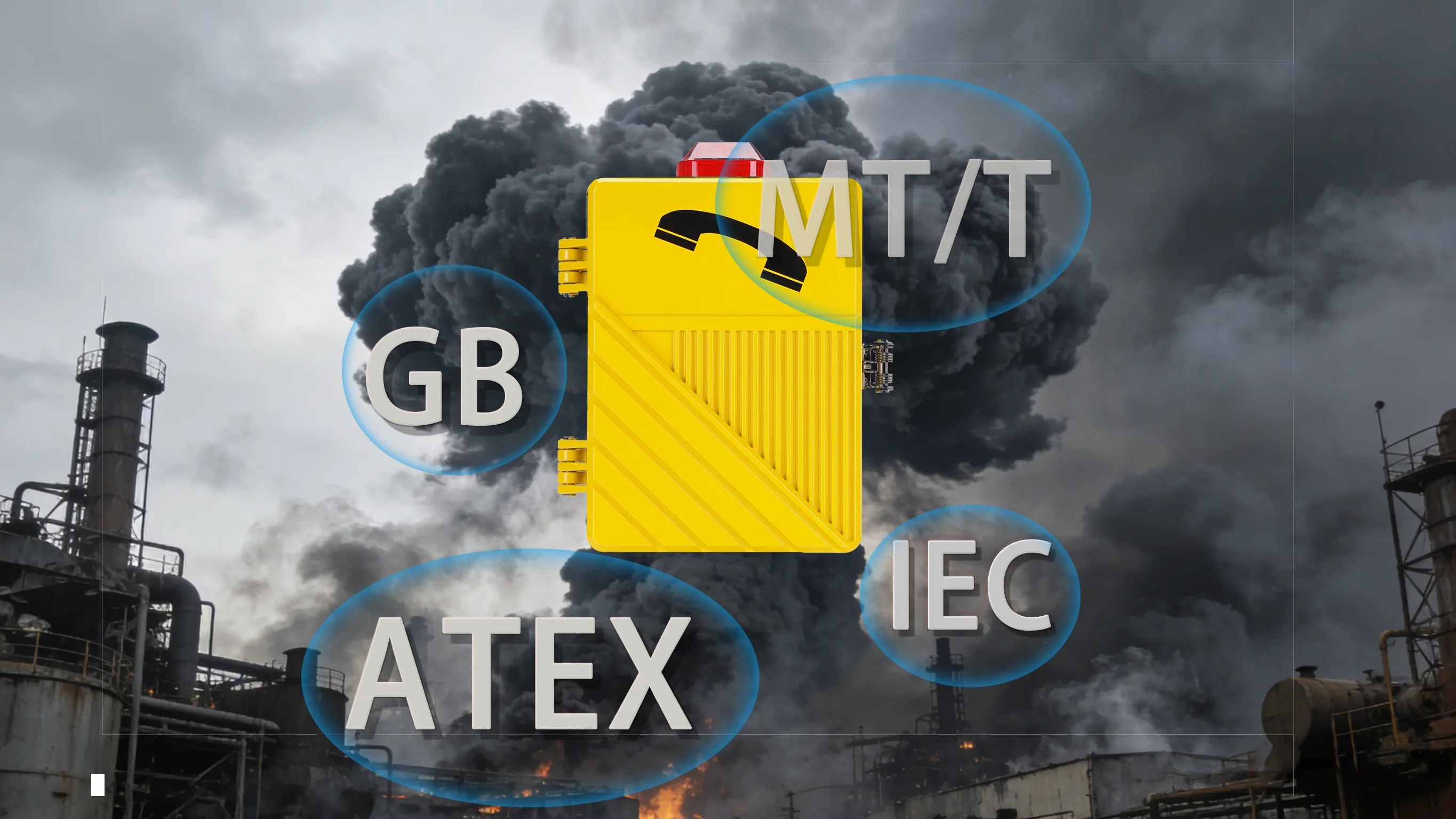 防爆電話機の防爆標識とコンプライアンスの包括的な解釈